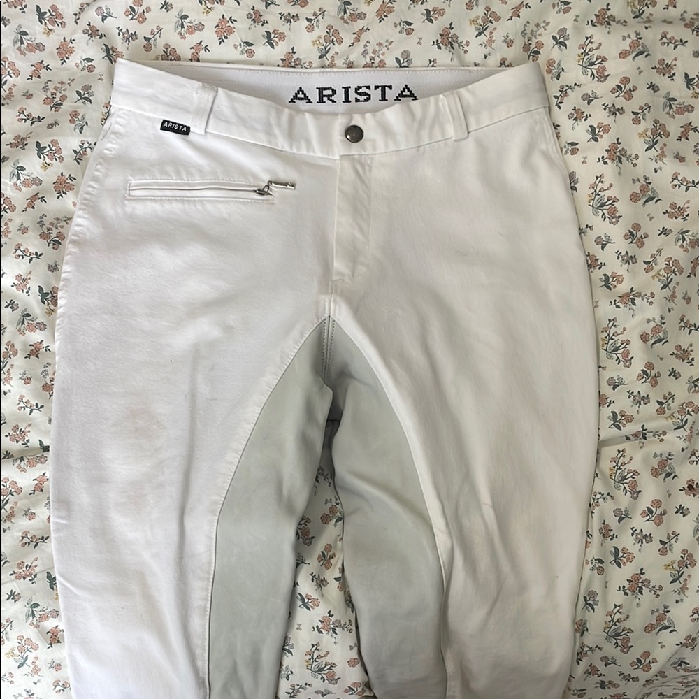 Arista White Riding Pants 28 R